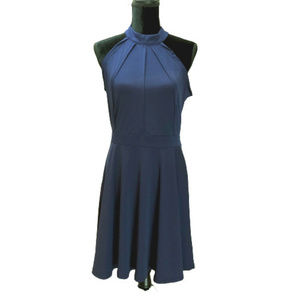 Berydress Electric Blue Knee High Halter Top Sz L